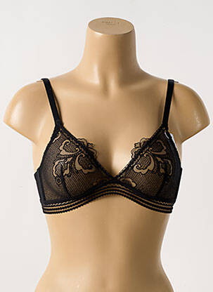 Soutien-gorge bretelle multi position haut triangles noir SIMONE PERELE femme