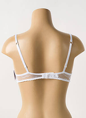 Soutien-gorge effet matière satinée haut soutien-gorge emboitant blanc AUBADE femme
