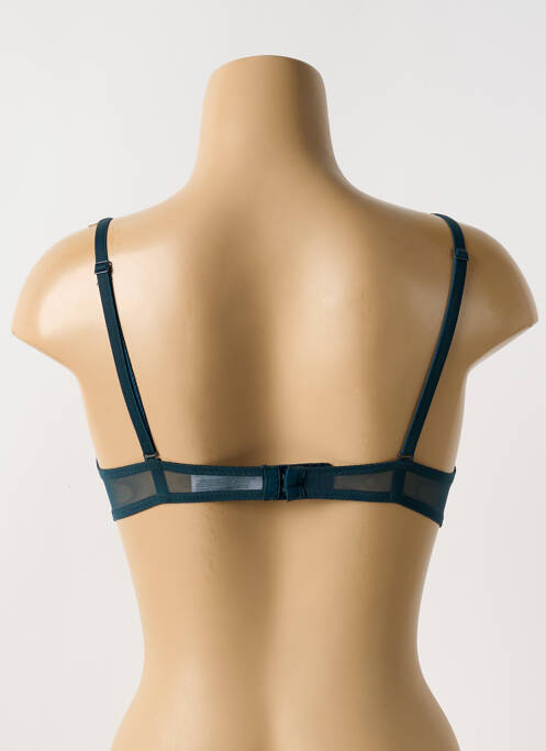 Soutien-gorge effet matière satinée haut soutien-gorge avec mousse de rembourrage amovible vert SIMONE PERELE femme