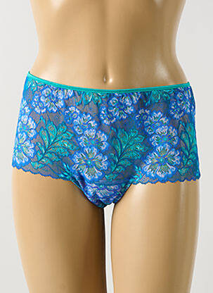 Shorty effet matière satinée bleu PRIMA DONNA femme