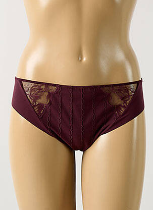 Culotte effet matière satinée violet MARIE JO femme
