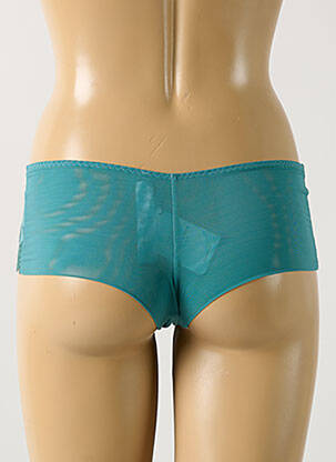 Shorty effet matière satinée vert AUBADE femme