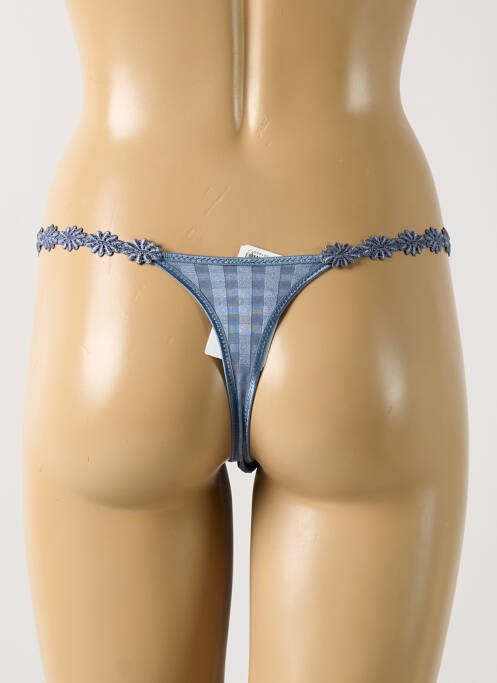 Tanga bleu MARIE JO pour femme