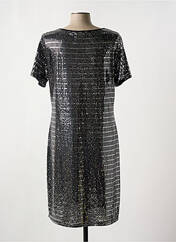 Robe mi-longue noir HALOGENE pour femme seconde vue