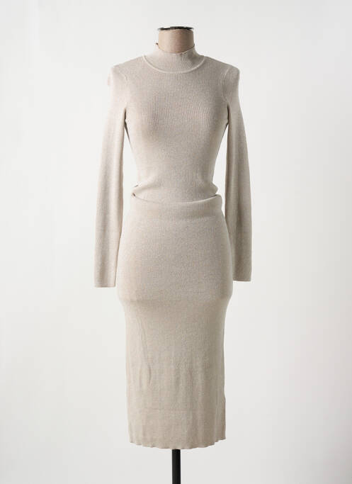 Robe pull beige TIFFOSI pour femme