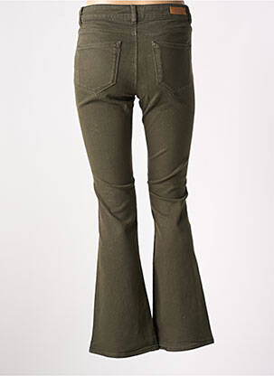 Jean coupe flare stretch taille normale vert HAPPY femme