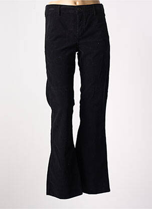 Pantalon flare stretch taille normale noir HAPPY femme