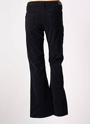 Pantalon flare stretch taille normale noir HAPPY femme