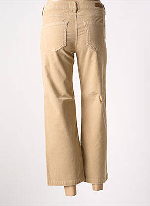 Pantalon 7/8 stretch taille normale beige HAPPY femme