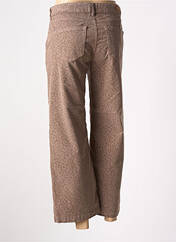 Pantalon 7/8 marron HAPPY pour femme seconde vue
