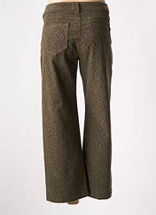 Pantalon 7/8 vert HAPPY pour femme seconde vue