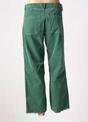 Pantalon 7/8 vert HAPPY pour femme seconde vue