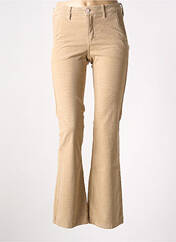 Pantalon flare beige HAPPY pour femme seconde vue