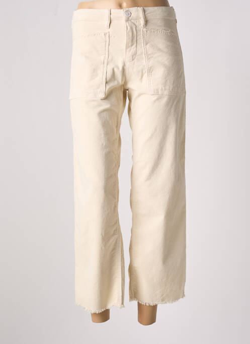 Pantalon 7/8 beige HAPPY pour femme