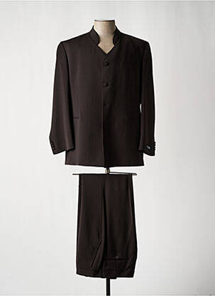Costume de ville manches longues marron GUY LAURENT homme