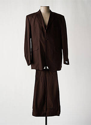 Costume de ville manches longues marron GUY LAURENT homme