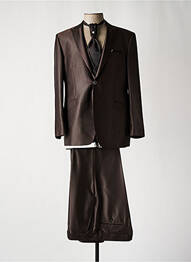 Costume de cérémonie poches marron ADIMO homme