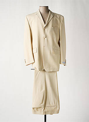 Costume de ville manches longues beige GUY LAURENT homme
