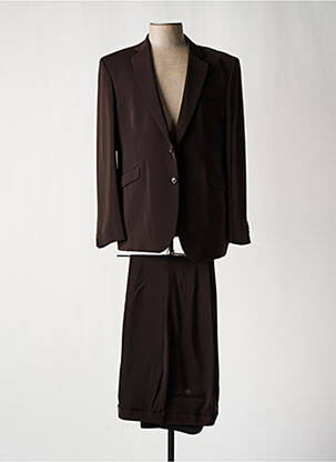 Costume de ville manches longues marron GUY LAURENT homme