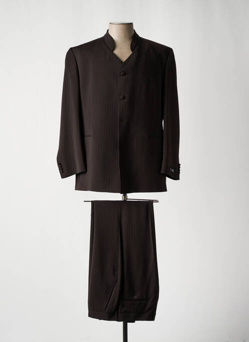 Costume de ville manches longues marron GUY LAURENT homme