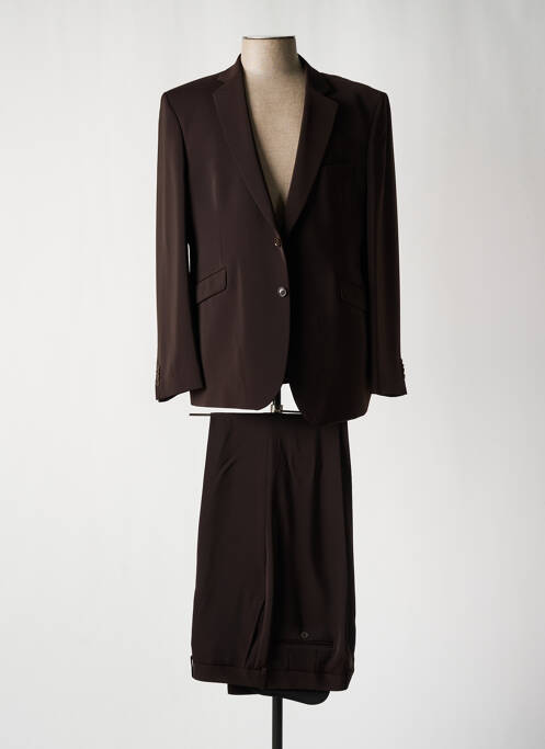Costume de ville manches longues marron GUY LAURENT homme