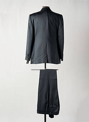 Costume de cérémonie fermeture zippée sous rabat boutonné gris GUY LAURENT homme