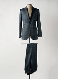 Costume de cérémonie fermeture zippée sous rabat boutonné gris GUY LAURENT homme