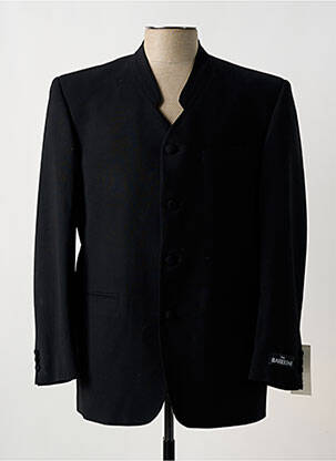 Blazer manches longues noir BARBERINI homme
