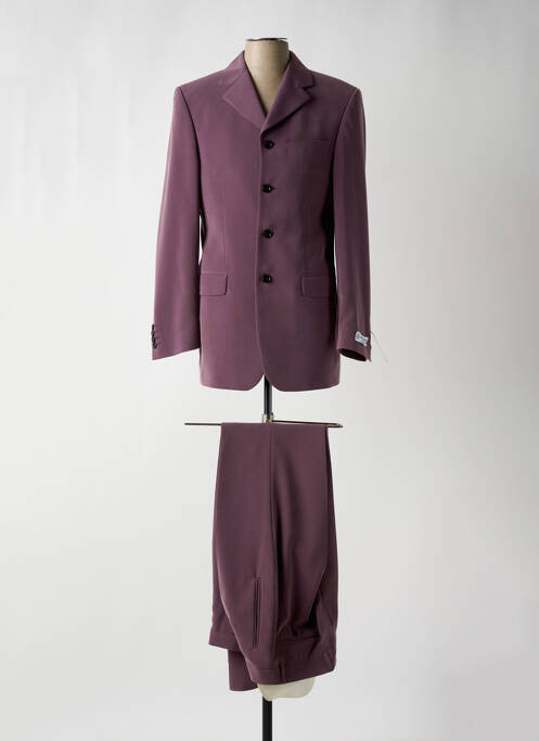 Costume de ville violet GUY LAURENT pour homme