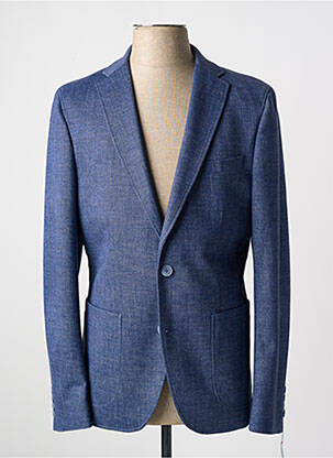 Blazer poignets boutonnés avec fente bleu DIGEL homme