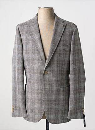 Blazer poignets boutonnés avec fente gris DIGEL homme
