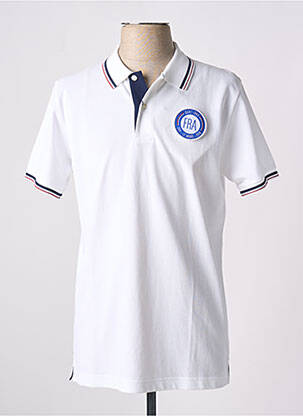 Polo coupe droite manches courtes blanc GANT homme