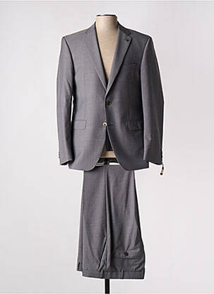 Costume de ville fermeture zippée sous rabat boutonné gris DIGEL homme