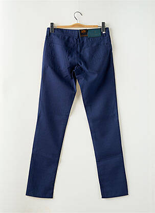 Pantalon slim stretch taille normale bleu TRUSSARDI JEANS homme