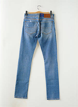 Jeans coupe slim stretch taille normale bleu TRUSSARDI JEANS homme