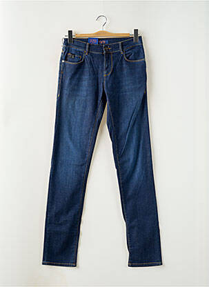 Jeans coupe slim stretch taille normale bleu TRUSSARDI JEANS homme