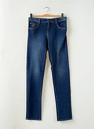 Jeans coupe slim stretch taille normale bleu TRUSSARDI JEANS homme