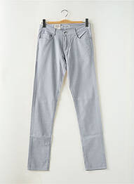Pantalon slim stretch taille normale bleu TRUSSARDI JEANS homme