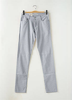 Pantalon slim stretch taille normale bleu TRUSSARDI JEANS homme