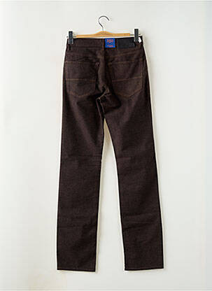 Pantalon droit stretch taille normale marron TRUSSARDI JEANS homme