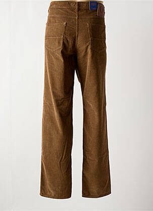 Pantalon droit stretch taille normale marron TRUSSARDI JEANS homme