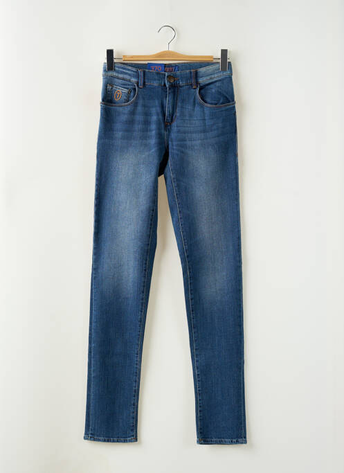 Jeans skinny bleu TRUSSARDI JEANS pour homme