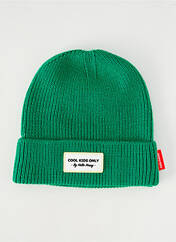 Bonnet vert HELLO HOSSY pour enfant seconde vue