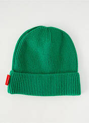 Bonnet vert HELLO HOSSY pour enfant seconde vue