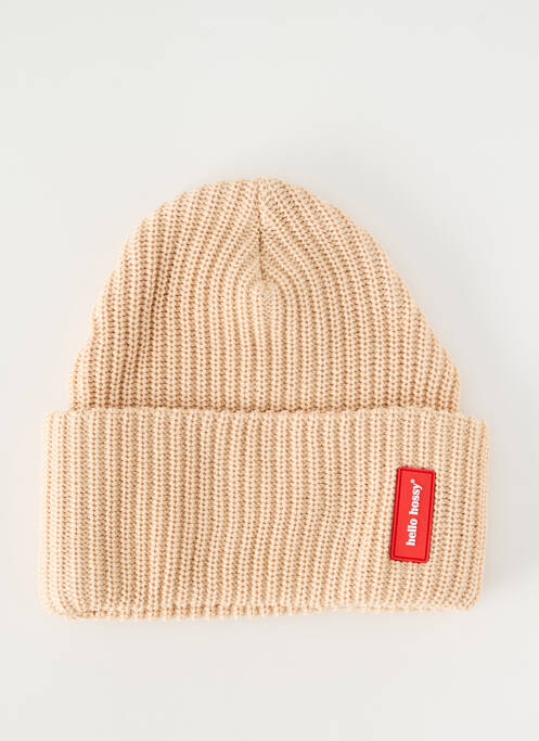 Bonnet beige HELLO HOSSY pour enfant