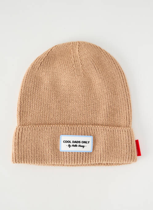 Bonnet beige HELLO HOSSY pour homme