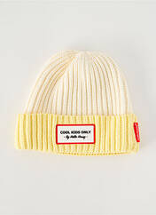 Bonnet jaune HELLO HOSSY pour enfant seconde vue
