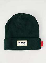 Bonnet vert HELLO HOSSY pour femme seconde vue