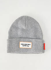 Bonnet gris HELLO HOSSY pour fille seconde vue