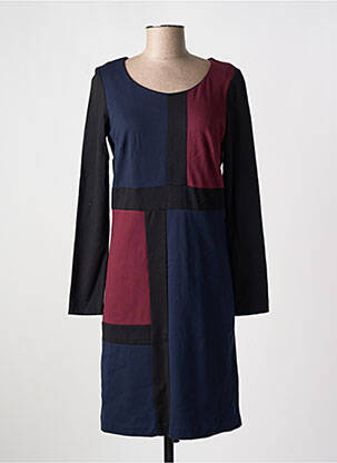 Robe mi-longue manches longues manches longues rouge PAUL BRIAL femme